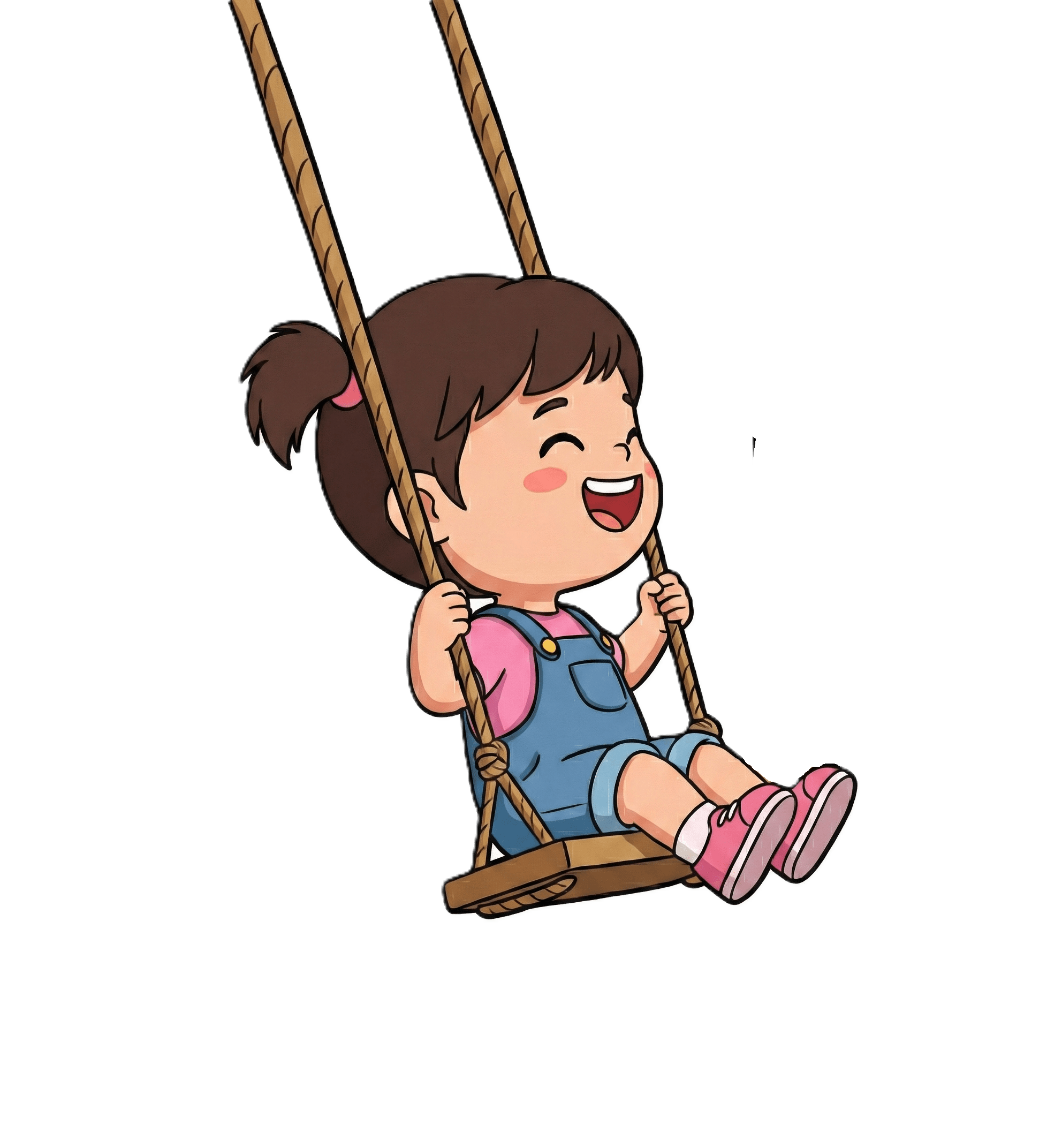 Girl on swing
